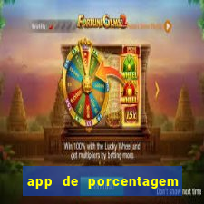 app de porcentagem de jogos slots